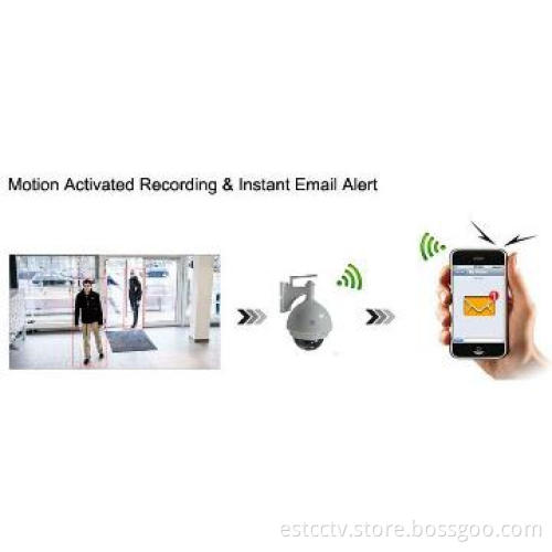 Outdoor PTZ Dome Waterproof IP Camera
